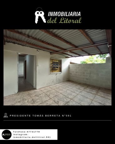 Cetro, Artigas, 2 Habitaciones Habitaciones, ,0,Casa,En Alquiler,0,1593